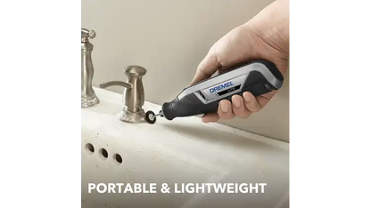 Dremel Lite Cordless Rotary Tool - 10 Accessories - Intermediate - 7760-N/10 - F0137760HP