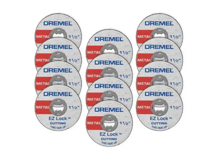 Dremel EZ456B EZ Lock Metal Cut Off Wheel - Metal Cutting - 12 Pack