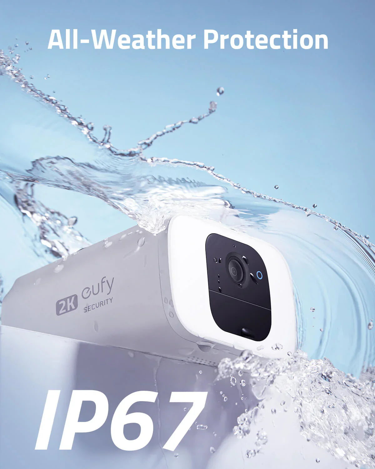 Eufy SoloCam S230 S40 Wireless Standalone Security Spotlight Camera with Forever Power Solar Style 2-Pack - E81241W2