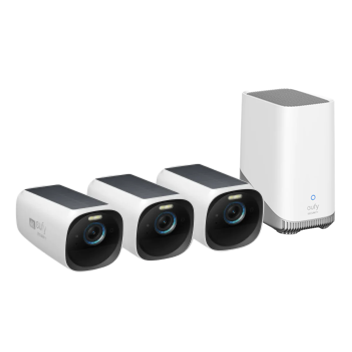 Eufy S330 eufyCam 3 Wireless Security Camera with 4K Ultra HD and Solar - T88721W1 - 3-Pack