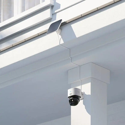Eufy SoloCam S340 Wireless Outdoor 3K Pan-and-Tilt Security Camera with Dual Lens and Solar Panel