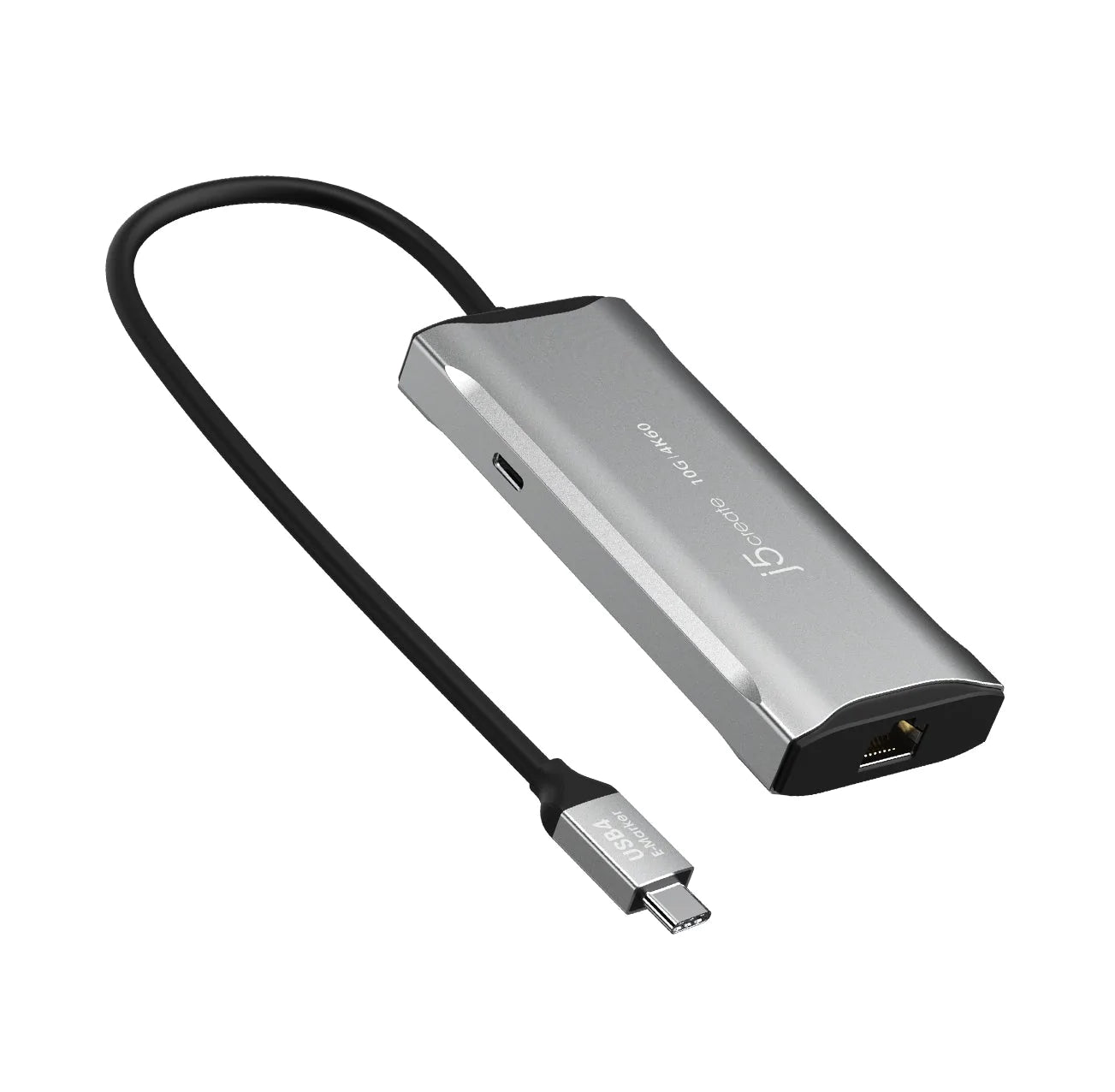 J5Create JCD392 4K60 Elite USB-C 10Gbps Travel Dock 6-in-1 Functions - Space Grey