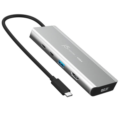J5Create JCD401 USB4 Dual 4K Multi-Port 5-in-1 Hub