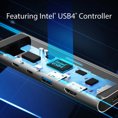 J5Create JCD401 USB4 Dual 4K Multi-Port 5-in-1 Hub