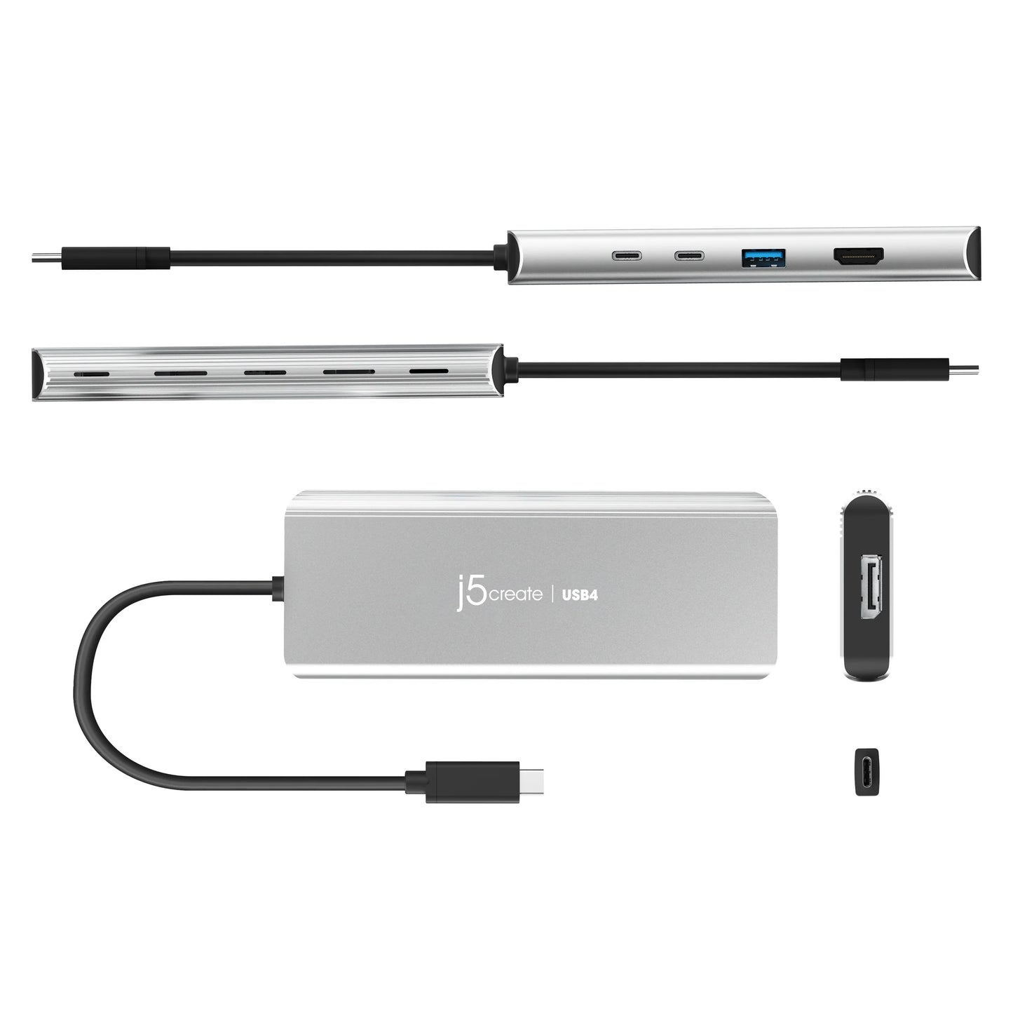 J5Create JCD401 USB4 Dual 4K Multi-Port 5-in-1 Hub