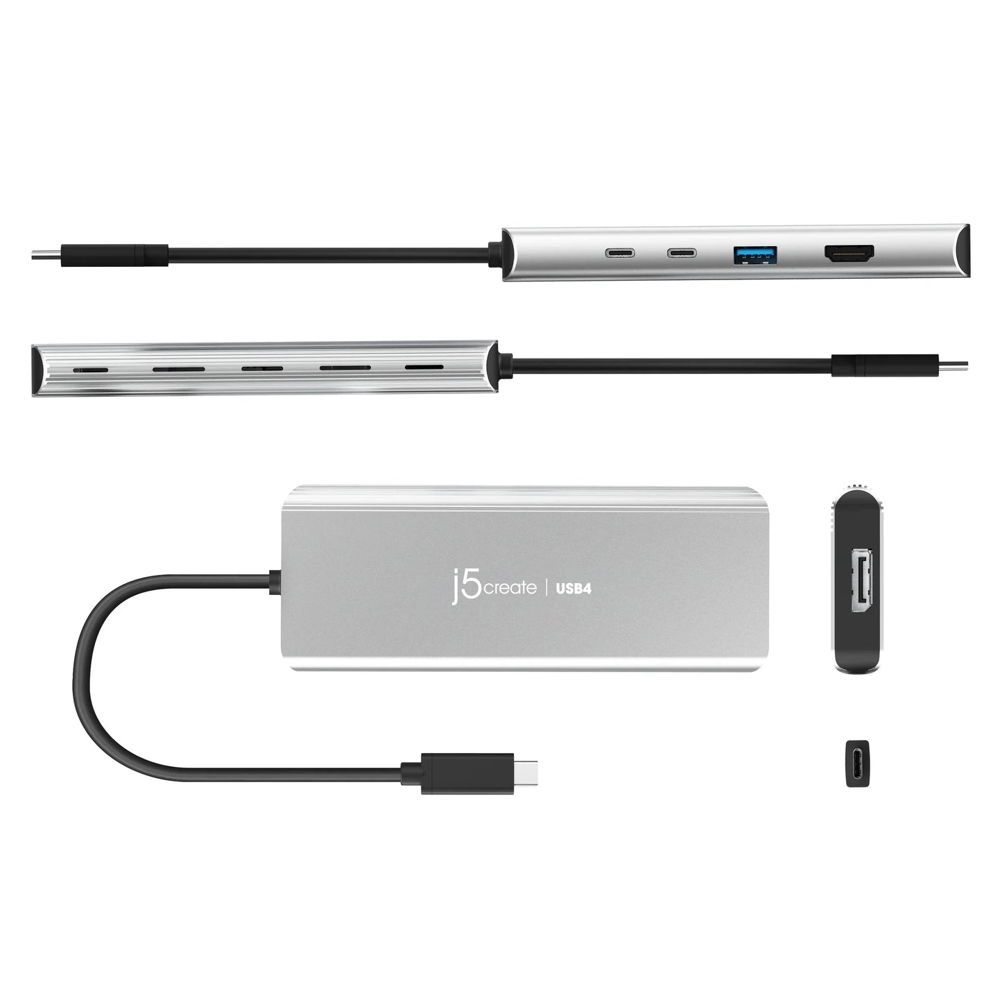 J5Create JCD401 USB4 Dual 4K Multi-Port 5-in-1 Hub