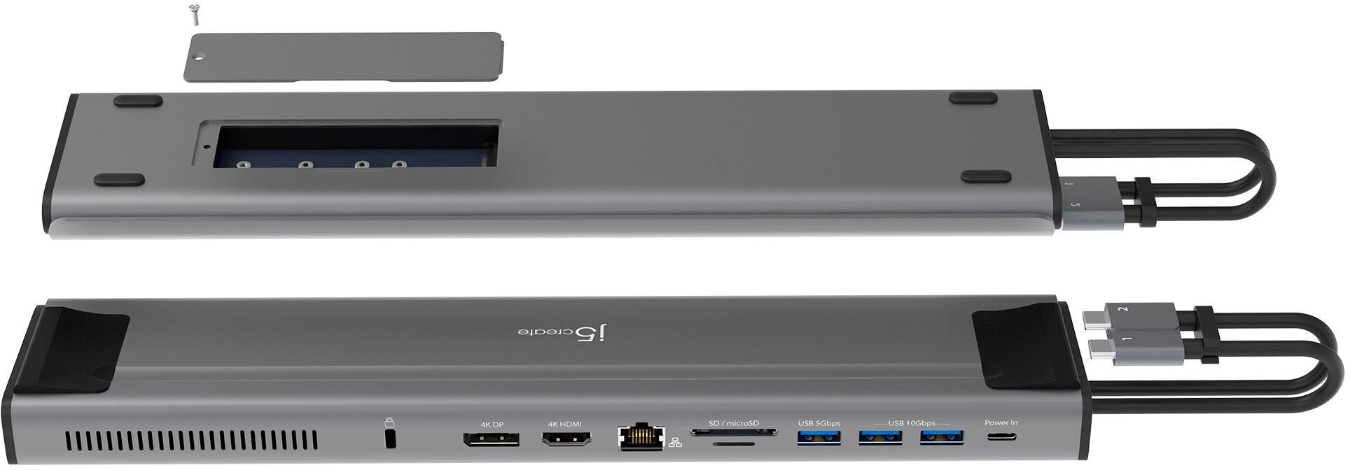 J5Create M.2 NVMe USB-C Gen 2 Docking Station 4K HDMI - JCD552