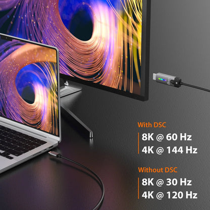 J5Create JCC157 6FT USB-C to HDMI 2.1 8K Cable