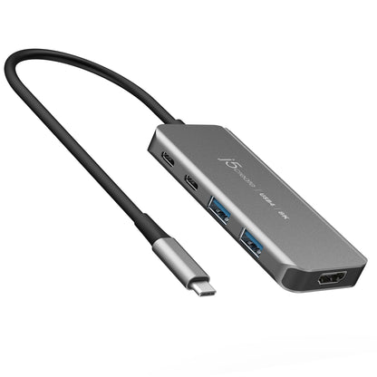 J5Create JCH453 USB4 8K60 Multi-Port Slim 6-in-1 Hub