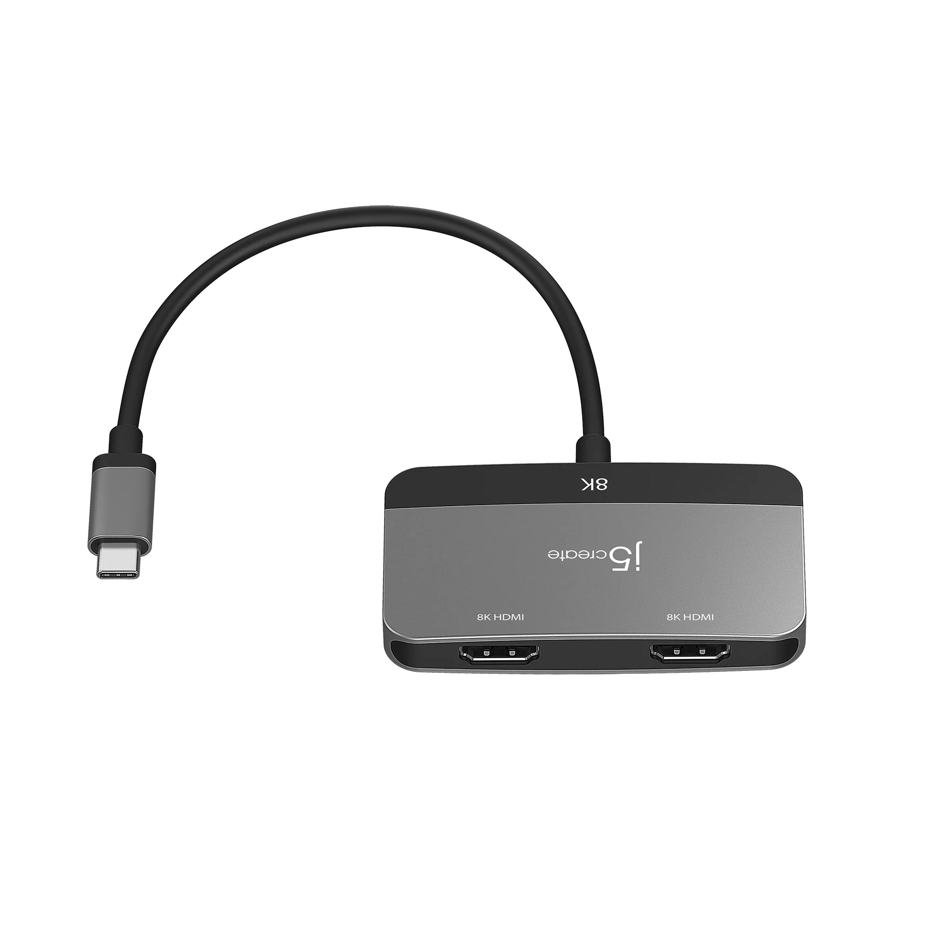 J5Create 8K USB-C to Dual HDMI Display Adapter - JCA465 - For macOS or Windows