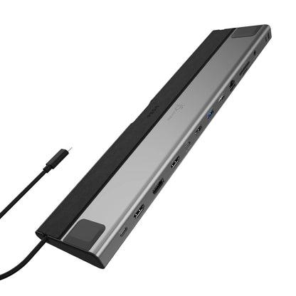 J5Create JCD554 USB4 Triple 4K Display Docking Station - 12-in-1 Functions