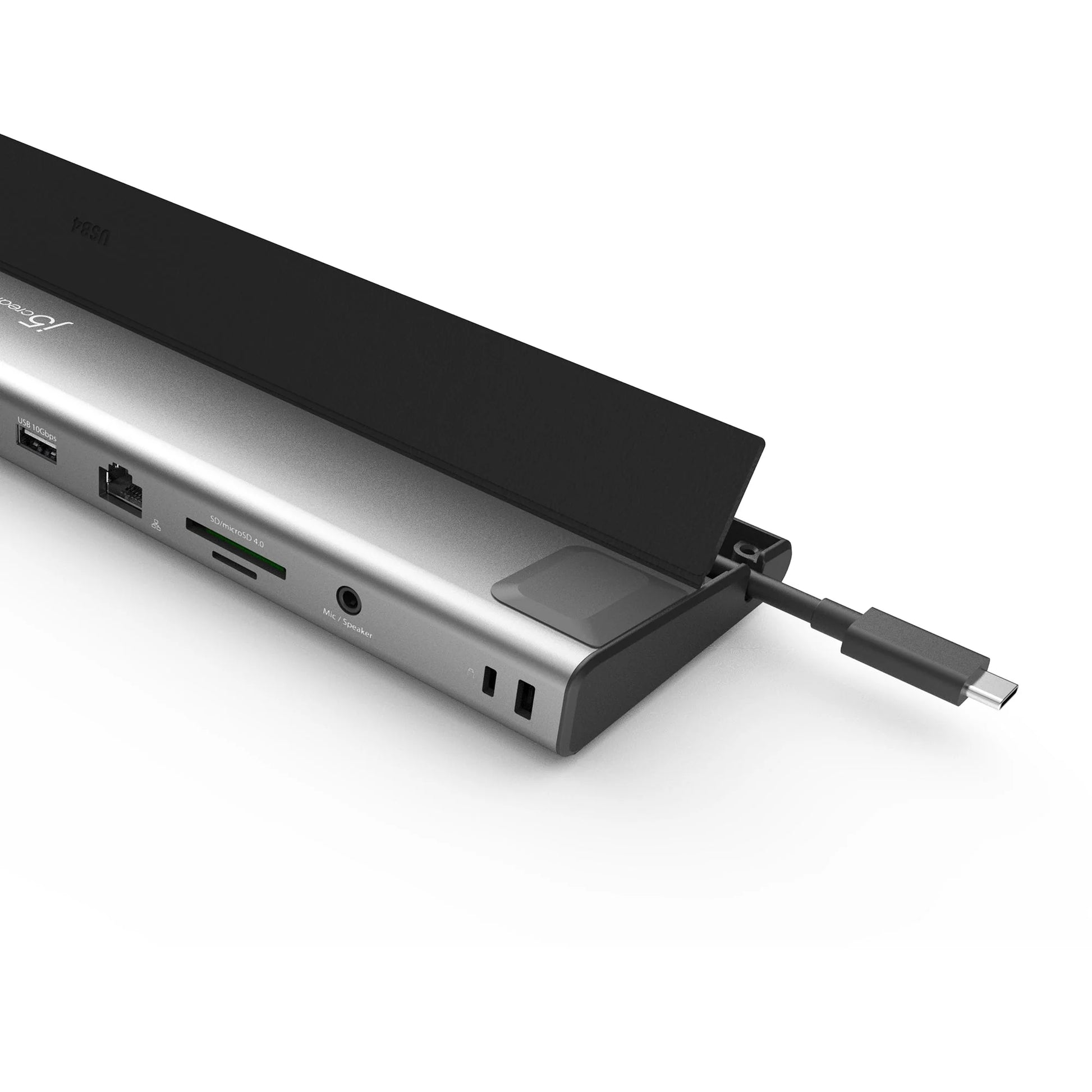J5Create JCD554 USB4 Triple 4K Display Docking Station - 12-in-1 Functions