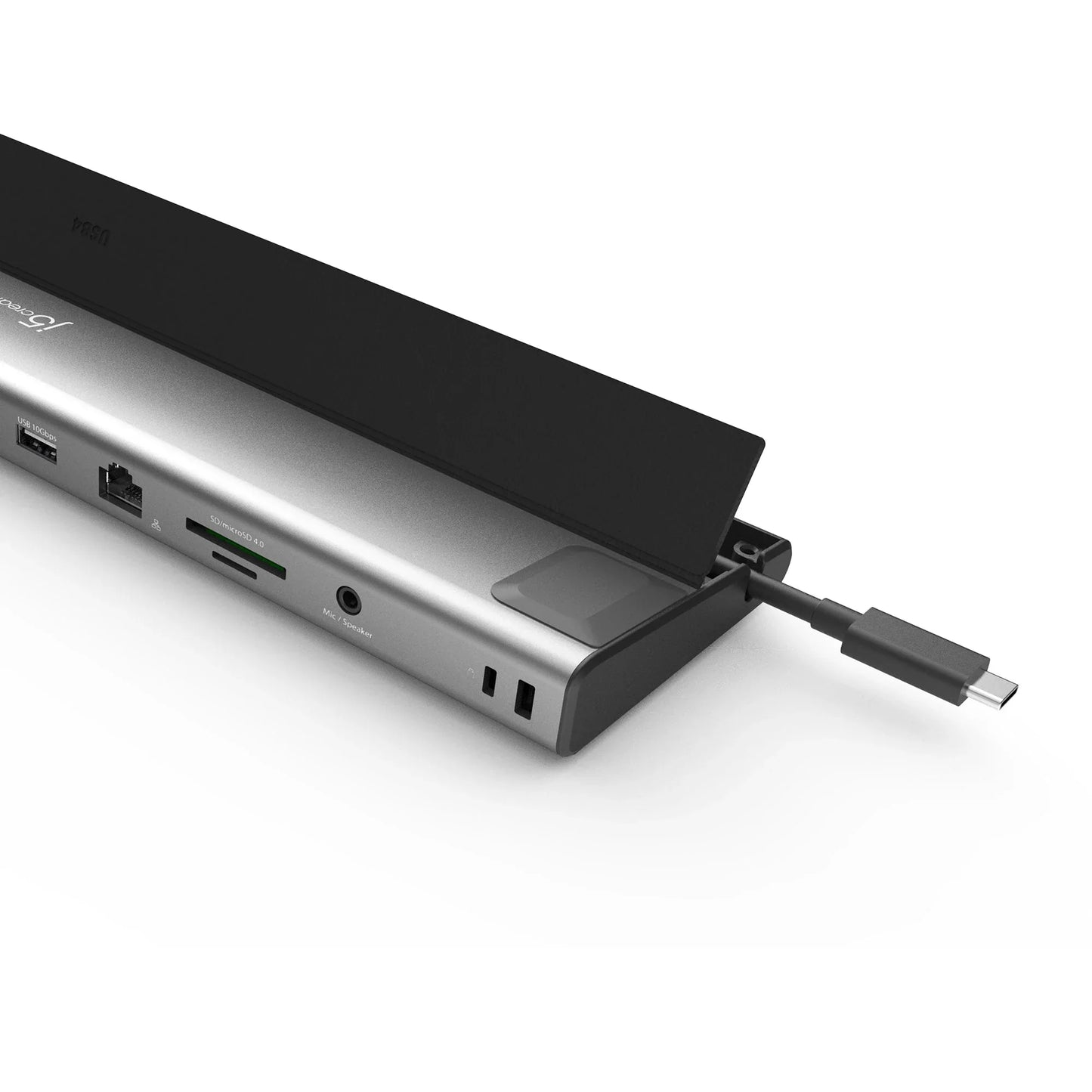 J5Create JCD554 USB4 Triple 4K Display Docking Station - 12-in-1 Functions