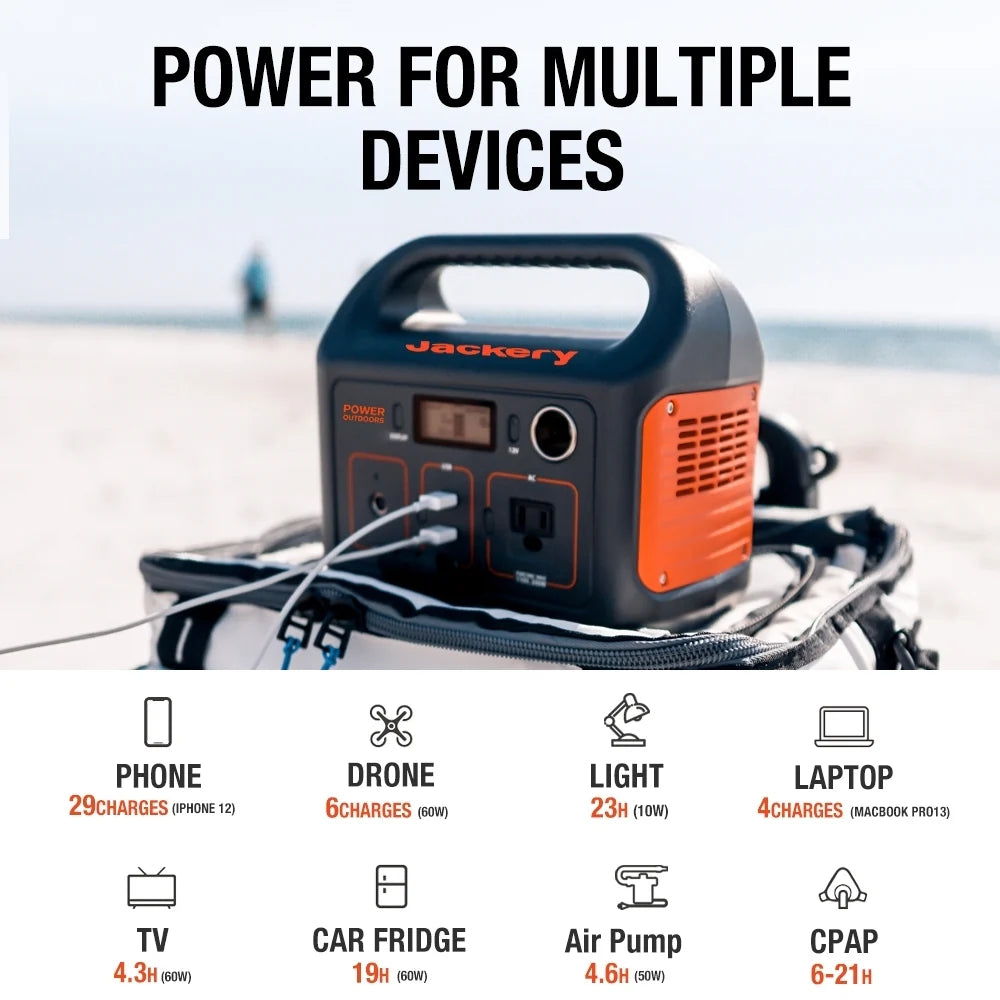 Jackery Explorer 290 Portable Power Station - Solar Generator Outdoors - 70-0290-USO004