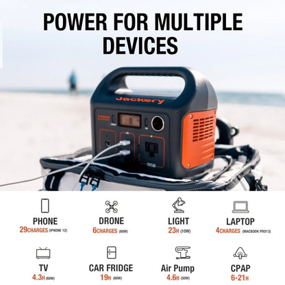 Jackery Explorer 290 Portable Power Station - Solar Generator Outdoors - 70-0290-USO004