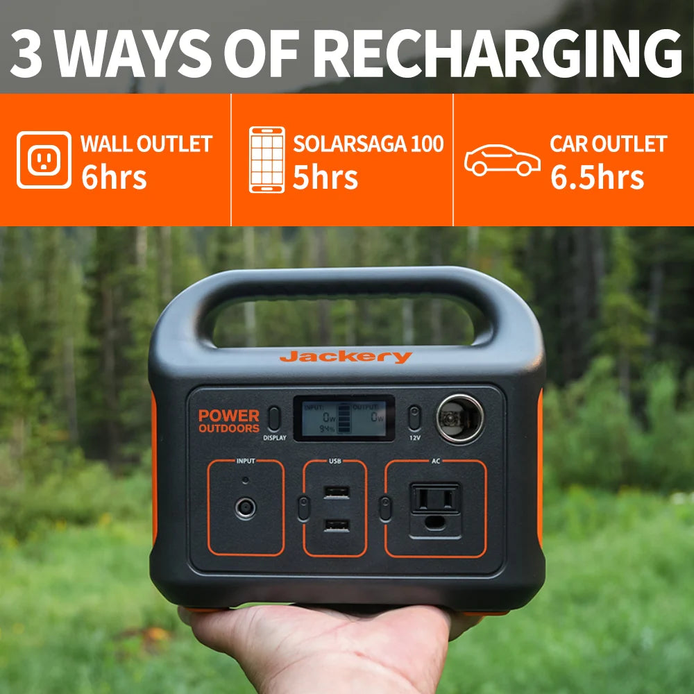 Jackery Explorer 290 Portable Power Station - Solar Generator Outdoors - 70-0290-USO004