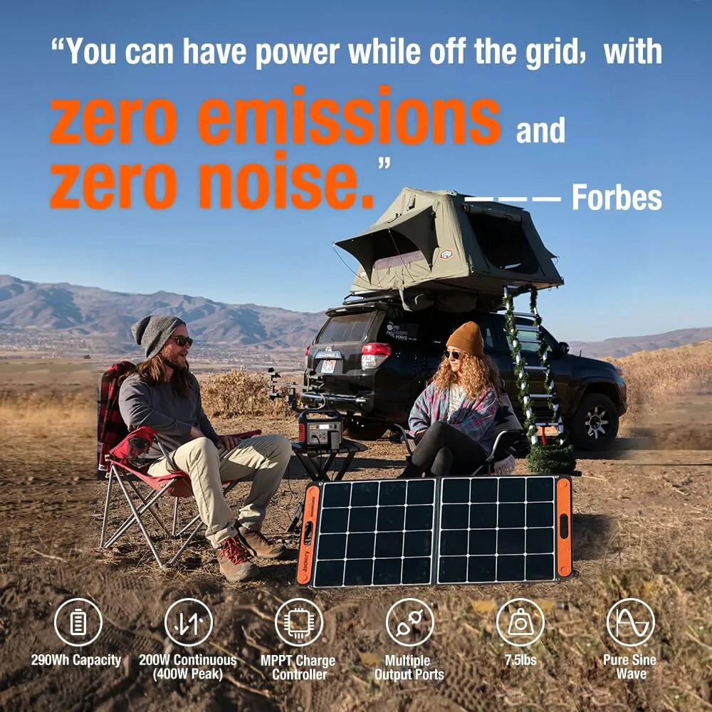 Jackery Explorer 290 Portable Power Station - Solar Generator Outdoors - 70-0290-USO004