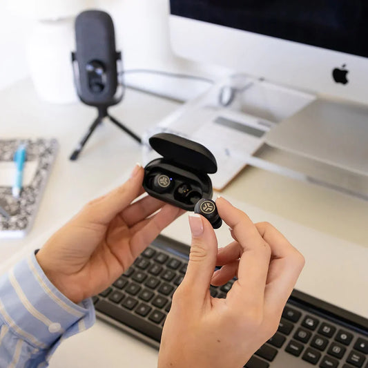 JLab Audio JBuds Air Pro True Wireless Bluetooth Earbuds - EBJBAIRPRORBLK82 - Black