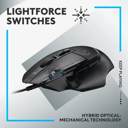 Logitech G502 X Wired Gaming Mouse 910-006136 - Black