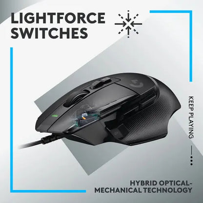 Logitech G502 X Wired Gaming Mouse 910-006136 - Black