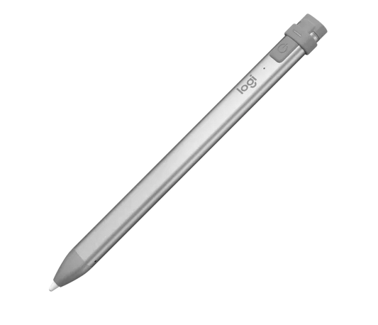 Logitech Crayon Digital Pencil - 914-000051 - For iPad (All 2018 Models and Later) - Grey