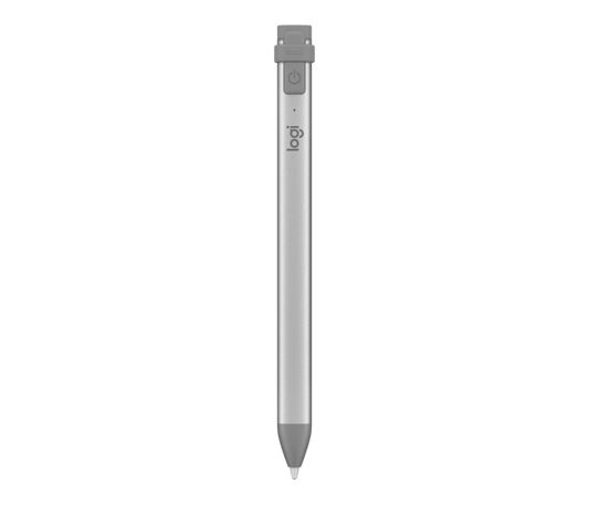 Logitech Crayon Digital Pencil - 914-000051 - For iPad (All 2018 Models and Later) - Grey