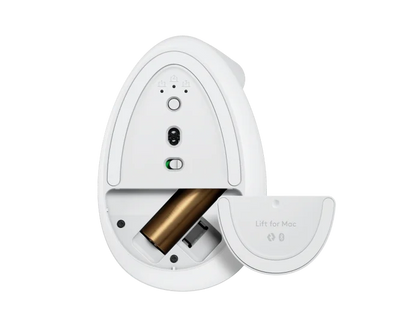 Logitech LIFT for Mac Vertical Ergonomic Mouse - Off-White
