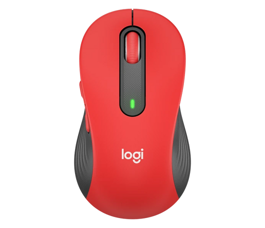 Logitech M650 L Signature Wireless Mouse - 910-006358 - Red