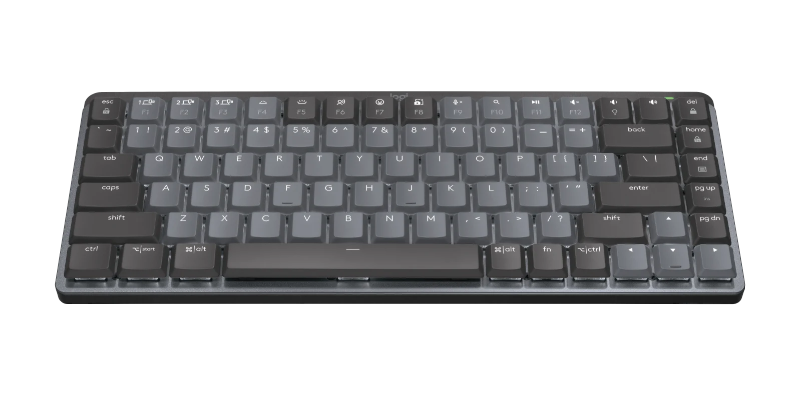 Logitech MX Mechanical Mini Minimalist Wireless Performance Keyboard 920-010550 - Tactile Quiet - Graphite