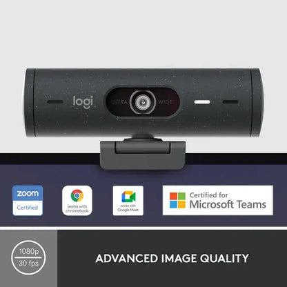 Logitech BRIO 500 Full HD Webcam with HDR 960-001493 - Graphite