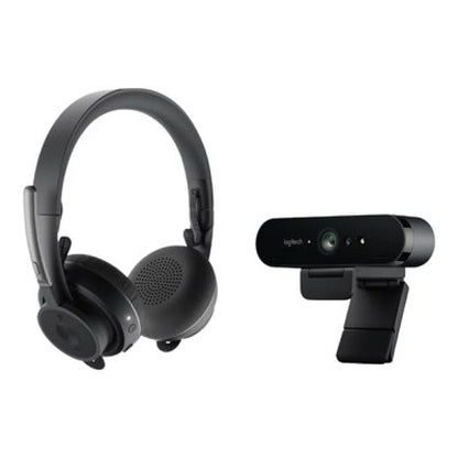 Logitech PRO Personal Video Collaboration Kit - Brio Webcam and Zone Headset - 991-000344