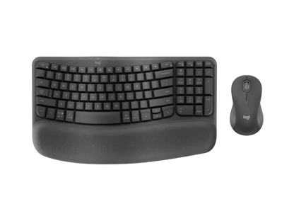 Logitech Wave Keys MK670 Combo Wireless Ergonomic Keyboard and Mouse - 920-012059