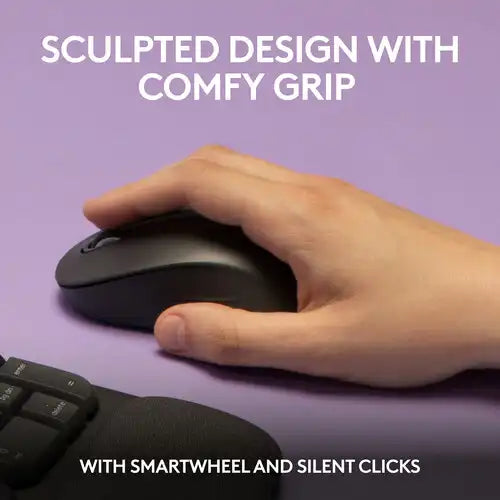 Logitech Wave Keys MK670 Combo Wireless Ergonomic Keyboard and Mouse