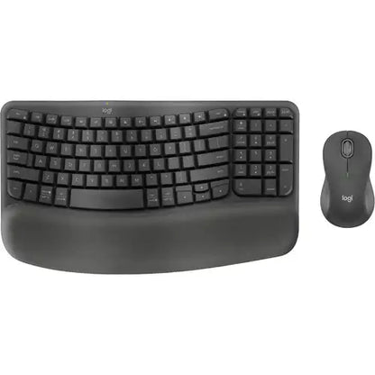 Logitech Wave Keys MK670 Combo Wireless Ergonomic Keyboard and Mouse