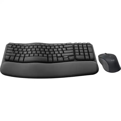 Logitech Wave Keys MK670 Combo Wireless Ergonomic Keyboard and Mouse