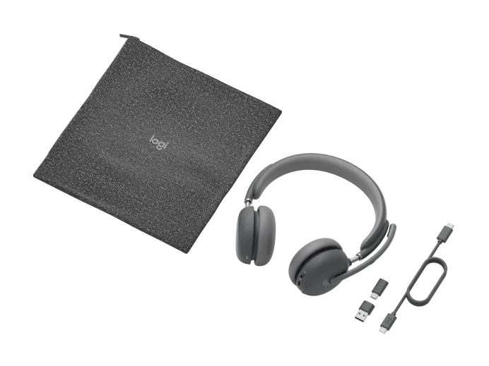Logitech Zone 950 Wireless Headset with Hybrid ANC and Noise-Cancelling Mic