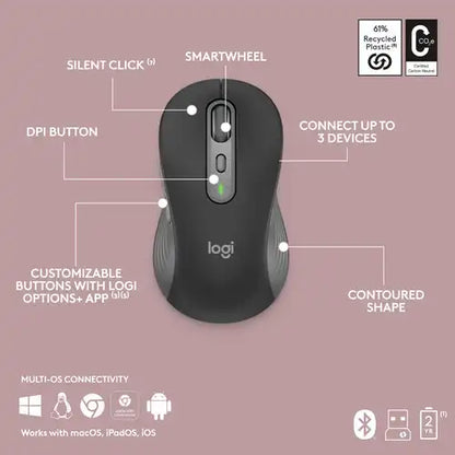Logitech Signature Slim Combo MK955 Full Size Keyboard and Mouse