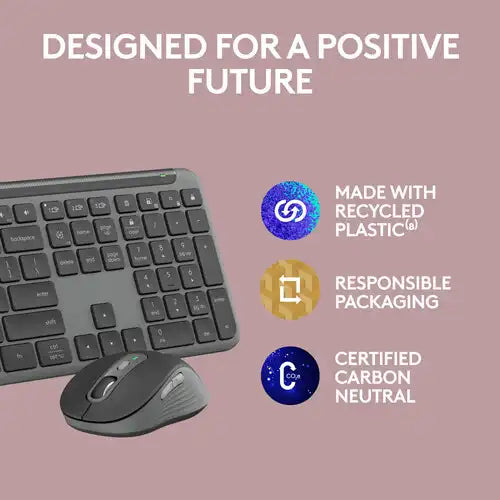 Logitech Signature Slim Combo MK955 Full Size Keyboard and Mouse