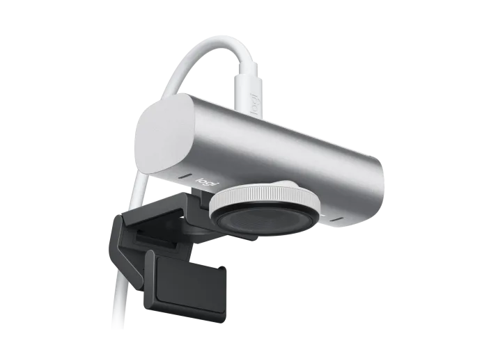 Logitech MX Brio 4K Ultra HD Collaboration and Streaming Webcam - 960-001550 - Pale Gray