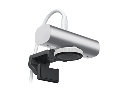 Logitech MX Brio 4K Ultra HD Collaboration and Streaming Webcam - 960-001550 - Pale Gray
