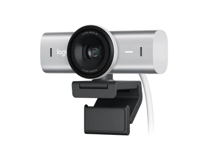 Logitech MX Brio 4K Ultra HD Collaboration and Streaming Webcam - Pale Gray
