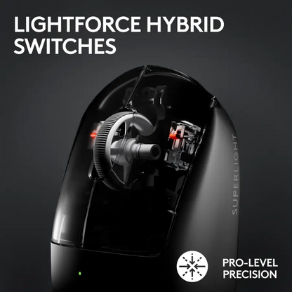 Logitech Pro X Superlight 2 Lightspeed Wireless Gaming Mouse - 910-006628 - Black