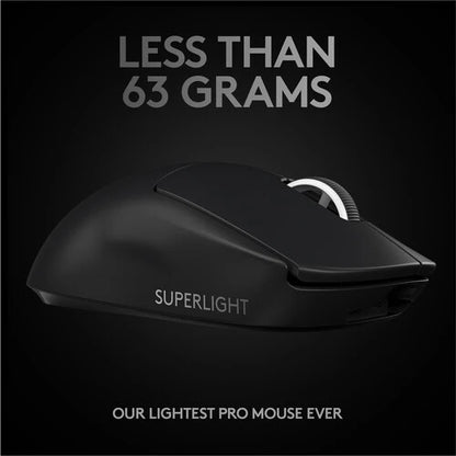Logitech Pro X Superlight Wireless Gaming Mouse 910-005878 - Black