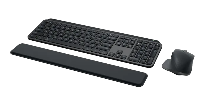 Logitech MX Keys S Combo 920-012274 - MX Master 3S Mouse, MX Keys S Keyboard, and MX Palm Rest
