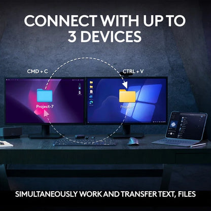 Logitech MX Keys S Combo - Black:  MX Master 3S Mouse, MX Keys S Keyboard, and MX Palm Rest