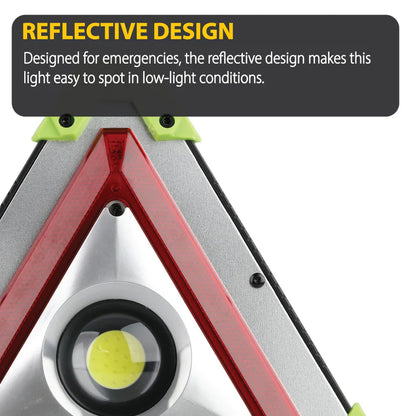 LuxPro LP309 Reflective Magnetic Emergency Light with Hanging Hook and Stand