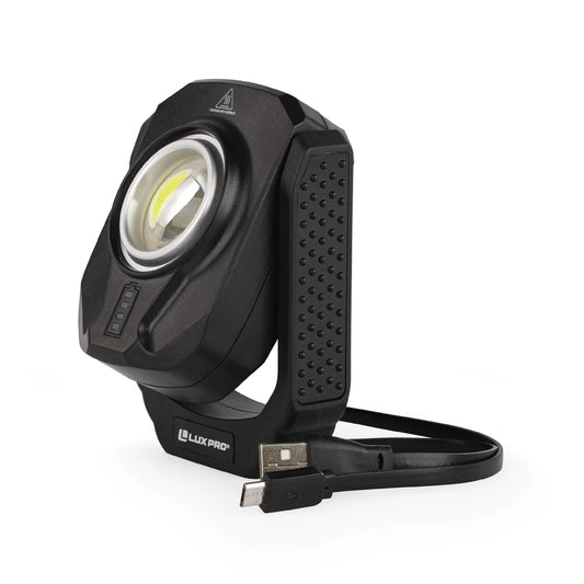 LuxPro LP387 Rechargeable 360 Degrees Swivel Pivot LED Work Light - 1000 Lumens