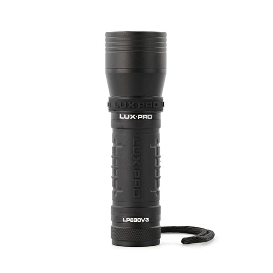 LuxPro LP630V3 Focusing LED Flashlight with TackGrip - 630 Lumens