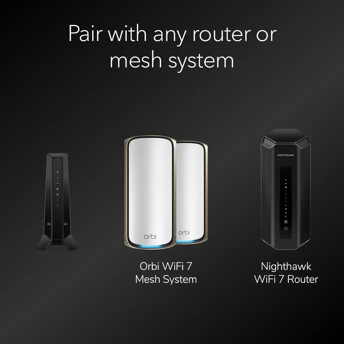 Netgear CM3000 Nighthawk High-Speed Cable Modem - Mid/high-Split DOCSIS 3.1  - Multi-Gig 2.5Gbps