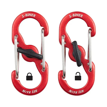 Nite Ize Bigfoot Locker Keyrack Aluminum S-Biner - KLKBFA-03-R6